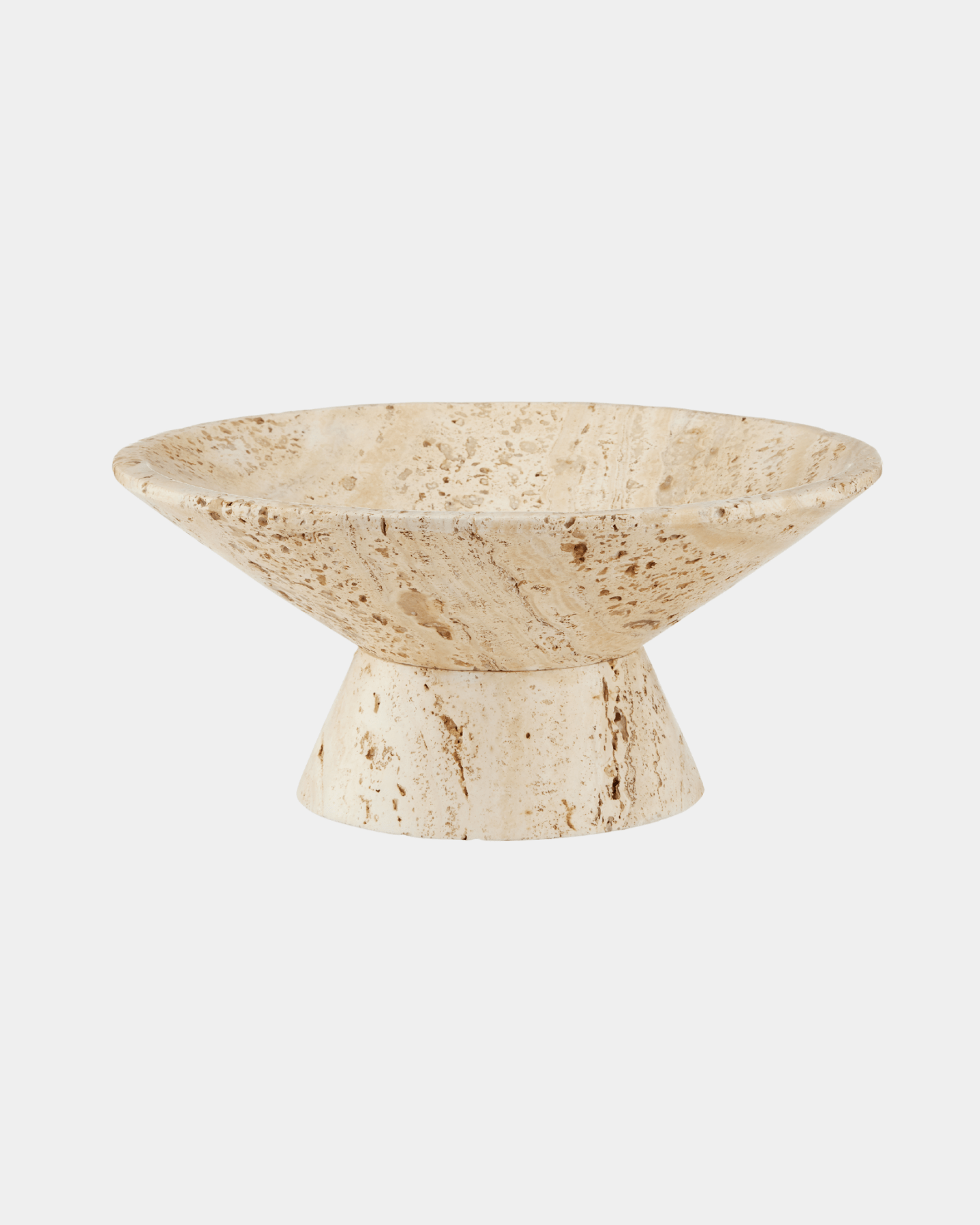 Lubo Travertine Small Bowl - Marble Lotus - Lubo Travertine Small Bowl