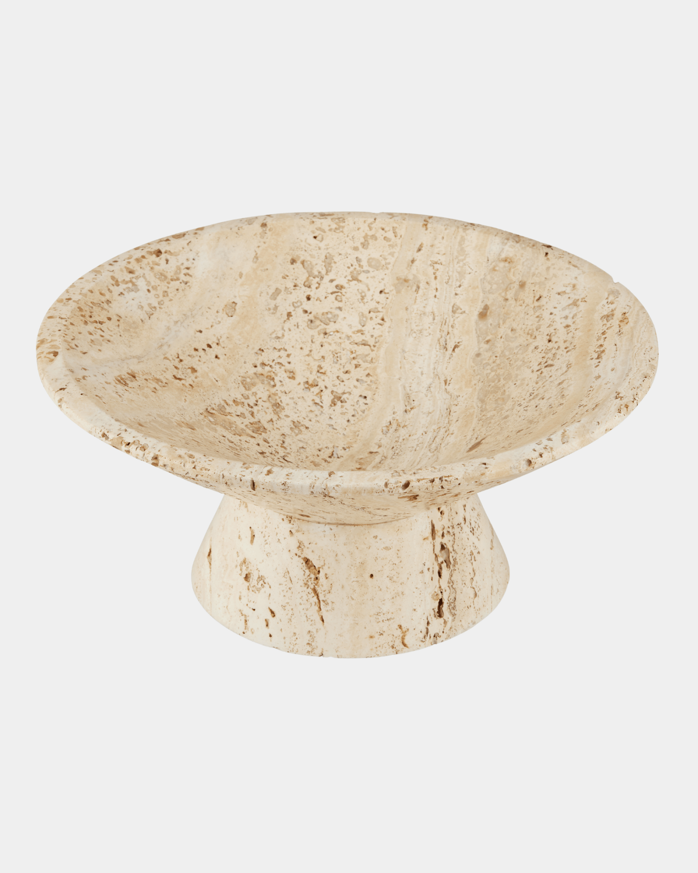 Lubo Travertine Small Bowl - Marble Lotus - Buy Lubo Travertine Small Bowl