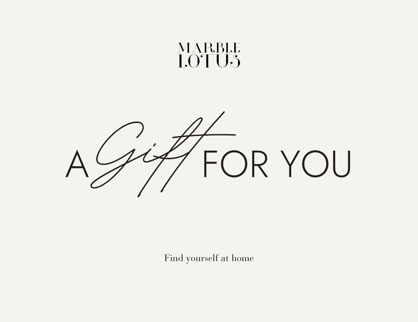 Marble Lotus Gift Card - Marble Lotus - Give the Gift of Choice with Marble Lotus Gift Card | Shop Now