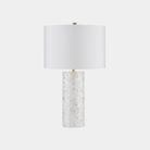 Meraki Mother - of - Pearl Table Lamp - Marble Lotus - Shop Meraki Mother of Pearl Table Lamp