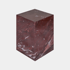 Metier Red Marble Side Table - Marble Lotus - Shop Metier Red Marble End Table | Marble Lotus