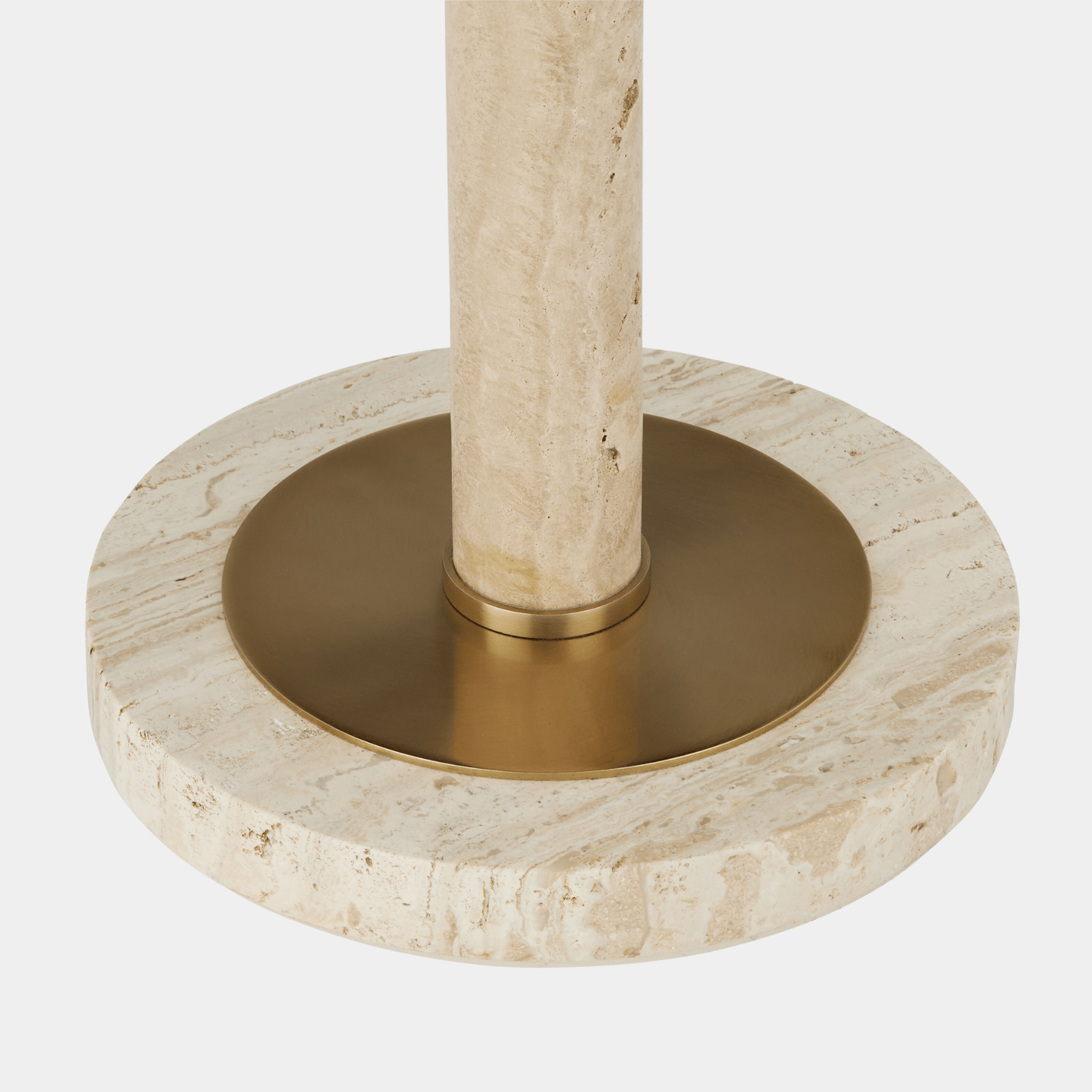 Miles Travertine Accent Table - Marble Lotus - Purchase Miles Unique Travertine Accent Table | Marble Lotus