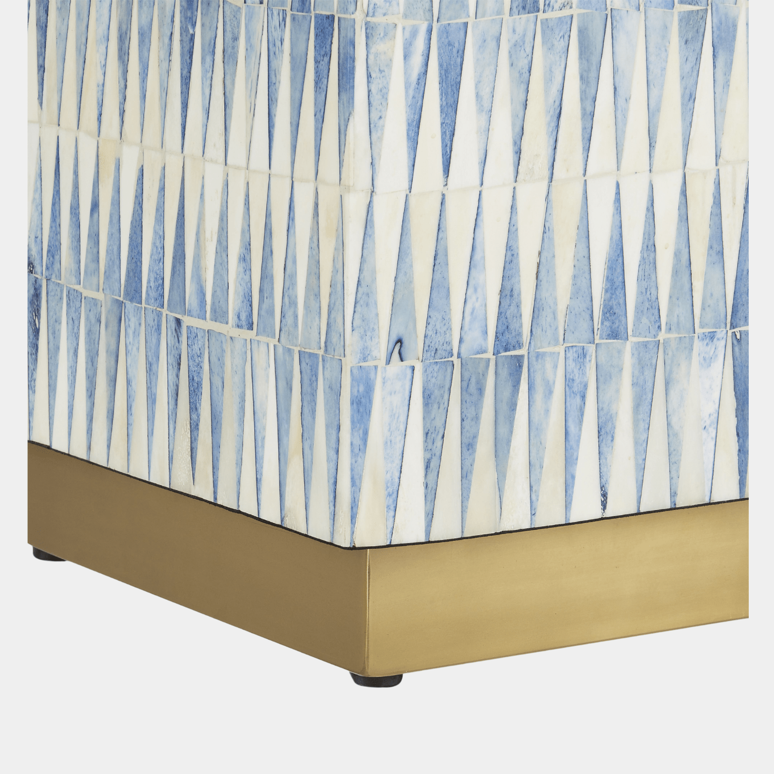 Nadene Blue & White Accent Table - Marble Lotus - Get Nadene Blue & White Accent Table | Marble Lotus