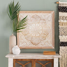 Nadia Dimensional Wall Accent - Marble Lotus - Nadia Dimensional Wall Accent (image2)