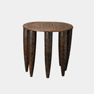 Naga Brown Side Table - Marble Lotus - Naga Brown Side Table