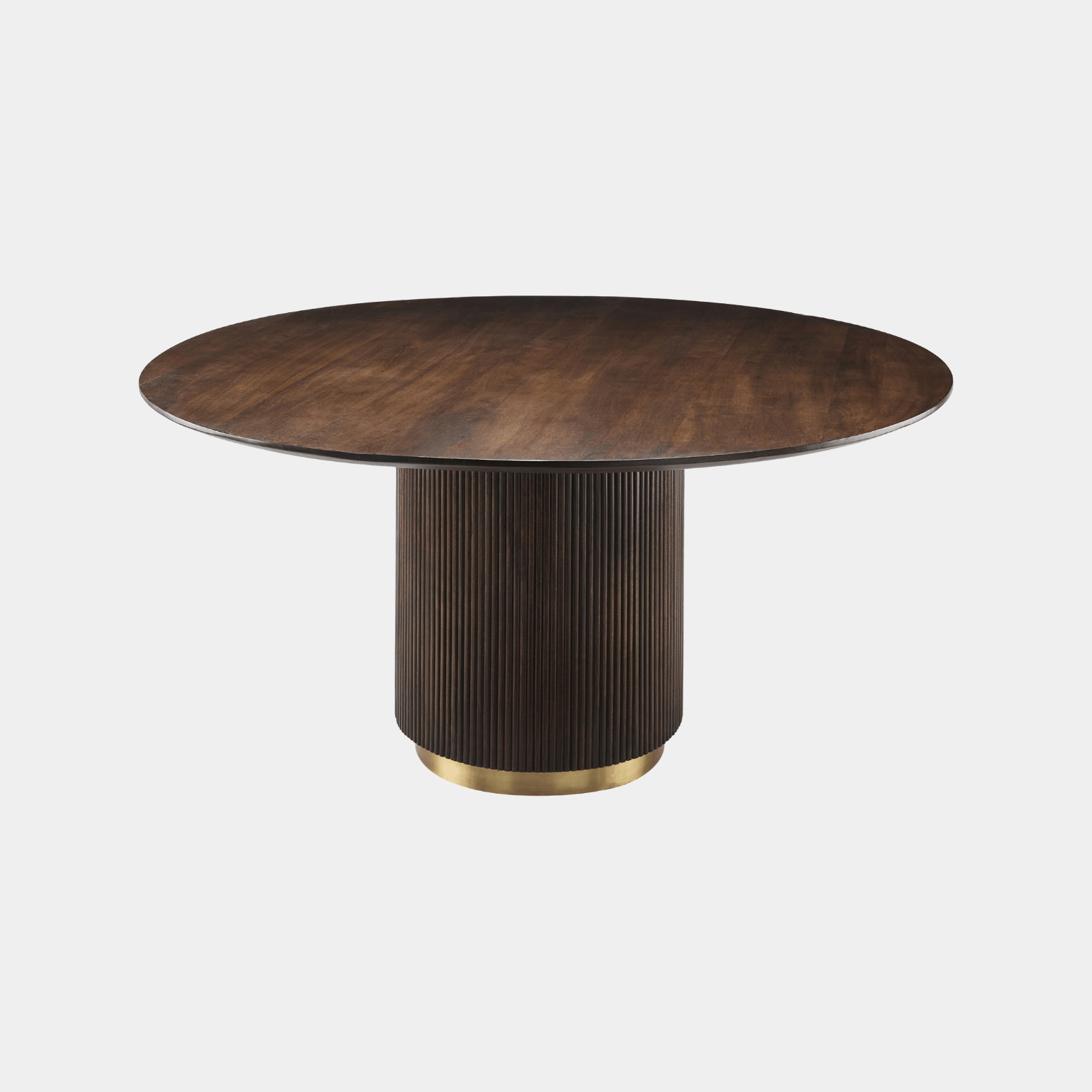 Nems Dark Mango Wood Dining Table - Marble Lotus - Nems Dark Mango Wood Dining Table | Marble Lotus