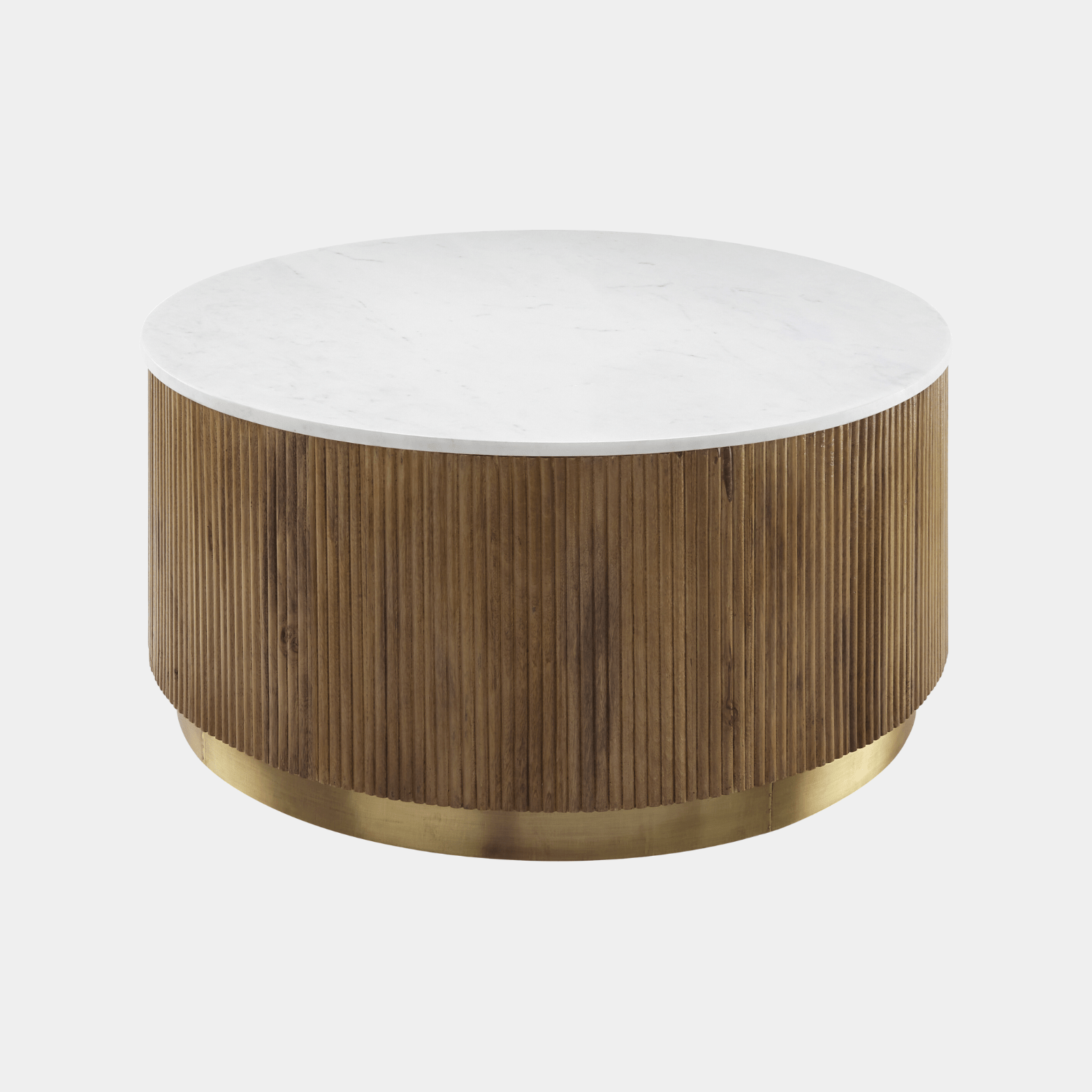 Nems Marble & Brass Coffee Table - Marble Lotus - Nems Marble Brass Coffee Table