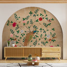 Pakhi Chinoiserie Design Wallpaper Customised - Marble Lotus - Pakhi Chinoiserie Design Wallpaper Customised