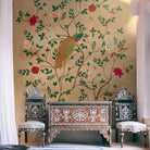 Pakhi Chinoiserie Design Wallpaper Customised - Marble Lotus - Pakhi Chinoiserie Design Wallpaper Customised