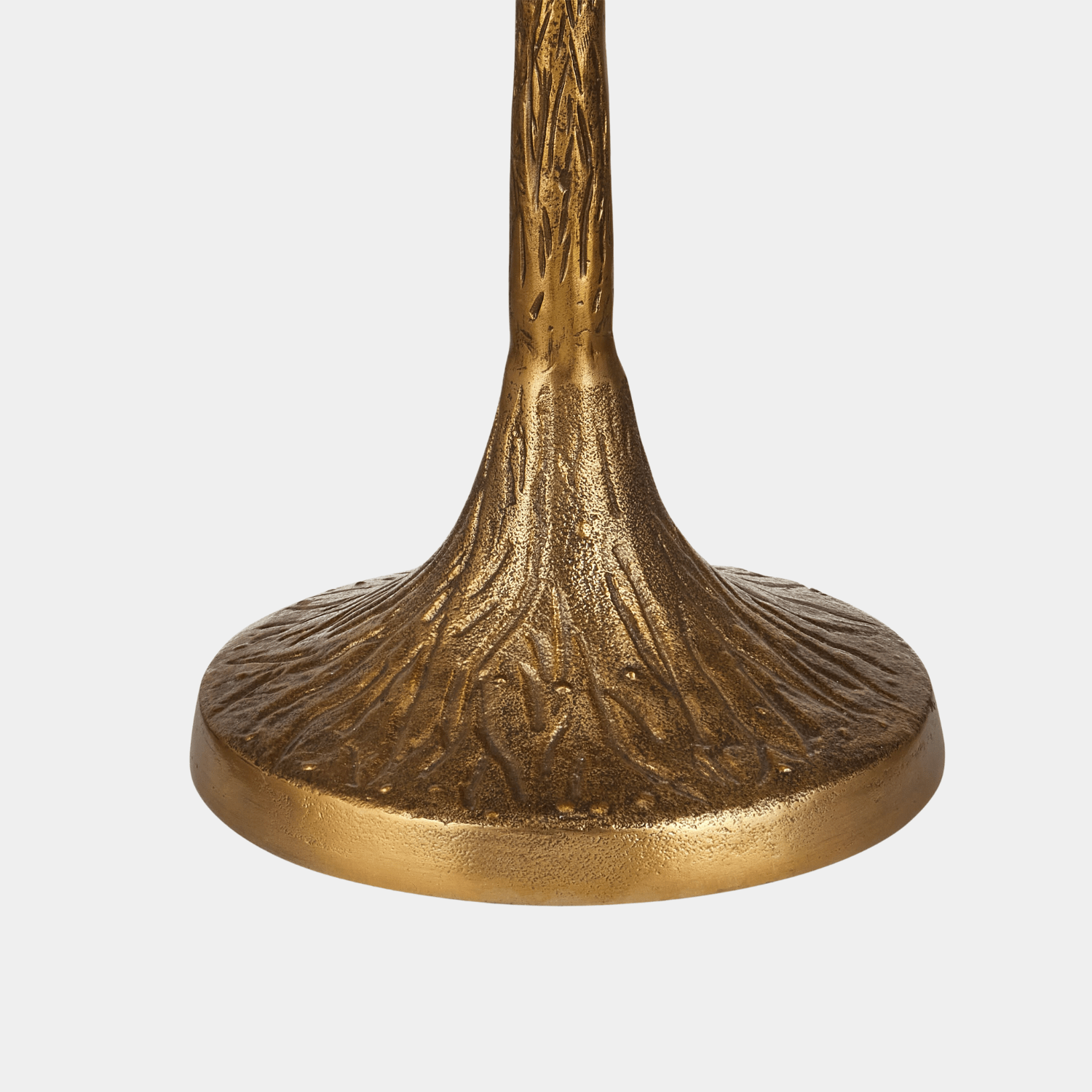 Piaf Brass Floor Lamp - Marble Lotus - Piaf Brass Floor Lamp