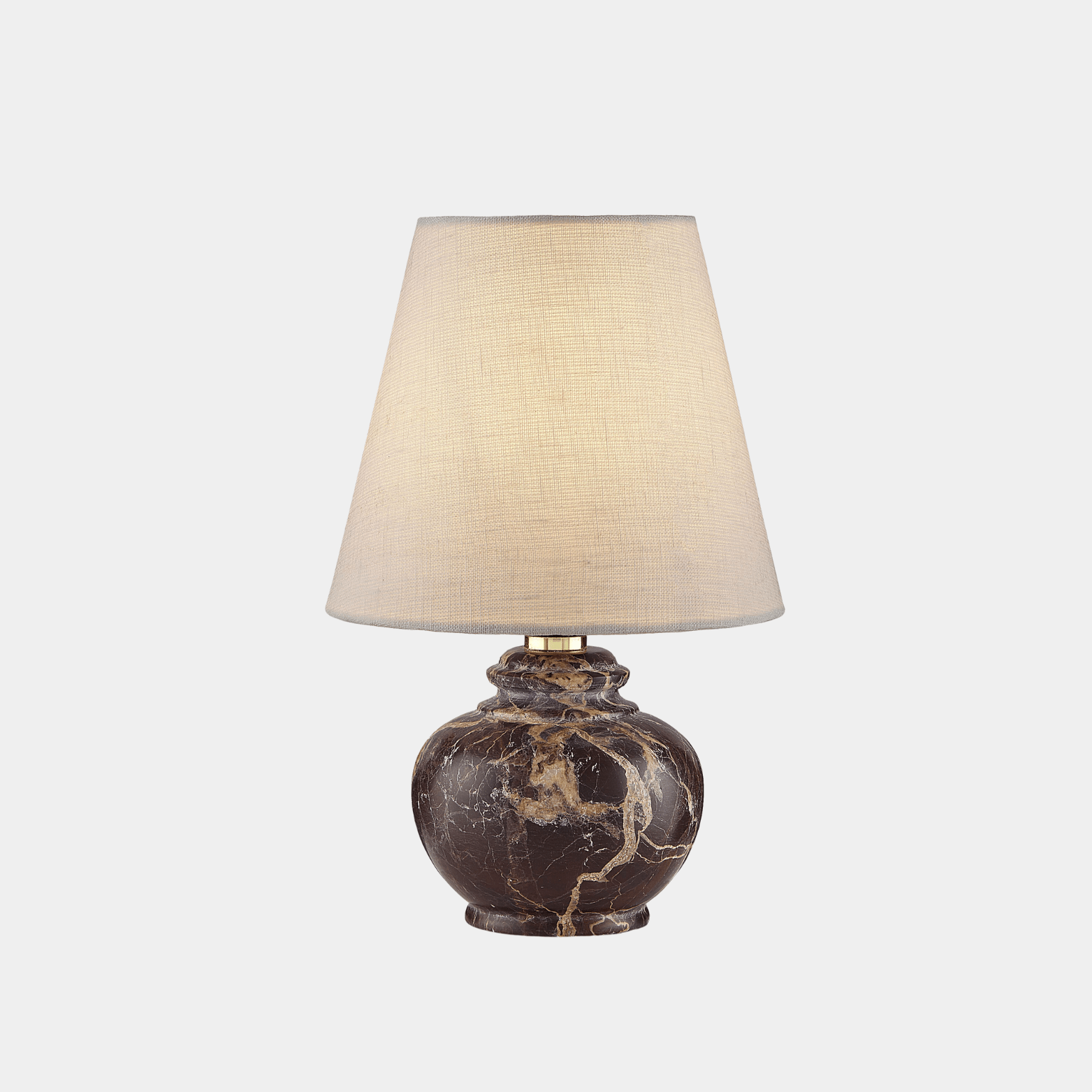 Piccolo Brown Mini Table Lamp - Marble Lotus - Piccolo Brown Mini Table Lamp