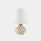 Piccolo Tan Mini Table Lamp - Marble Lotus - Piccolo Tan Mini Table Lamp