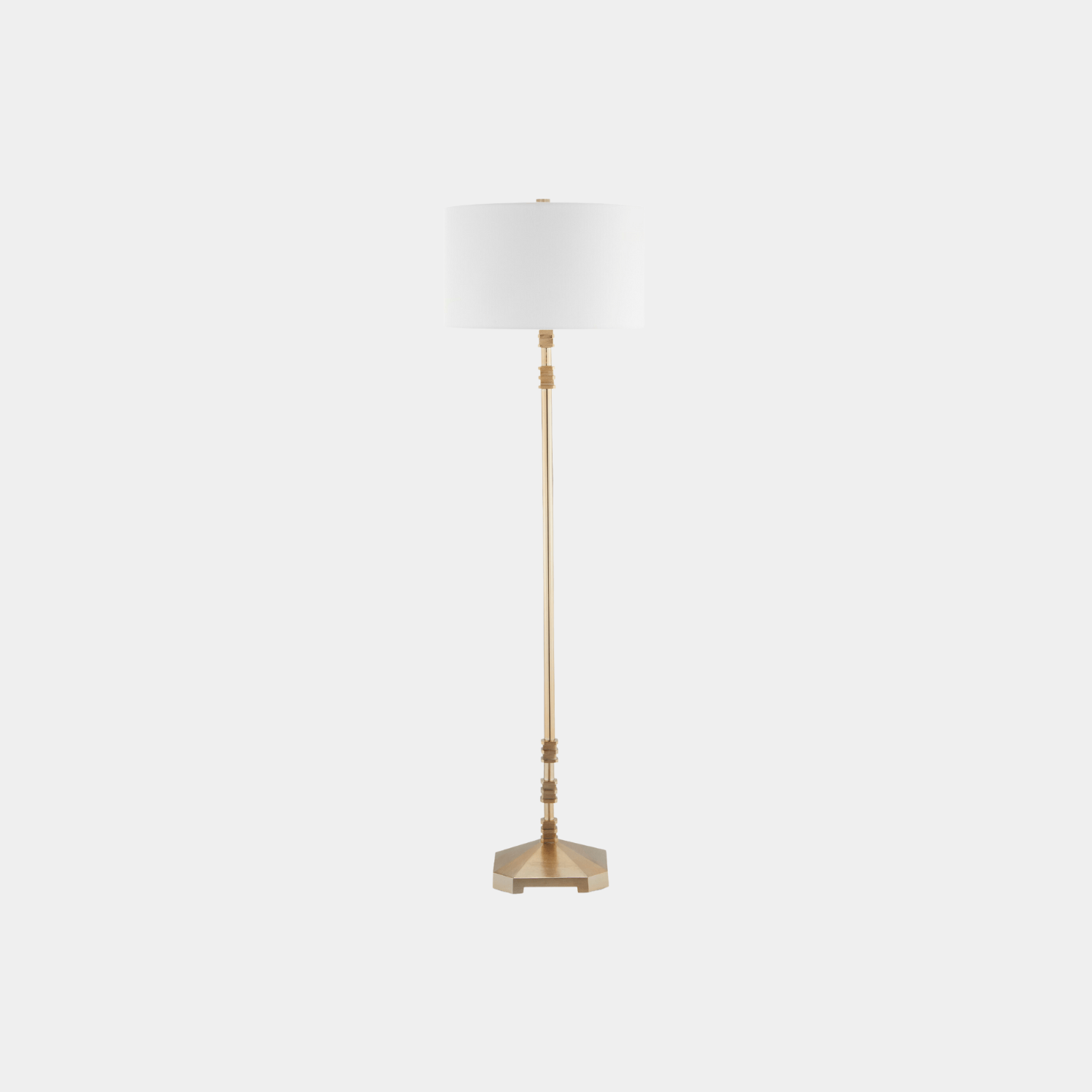 Pilare Gold Floor Lamp - Marble Lotus - Pilare Gold Floor Lamp