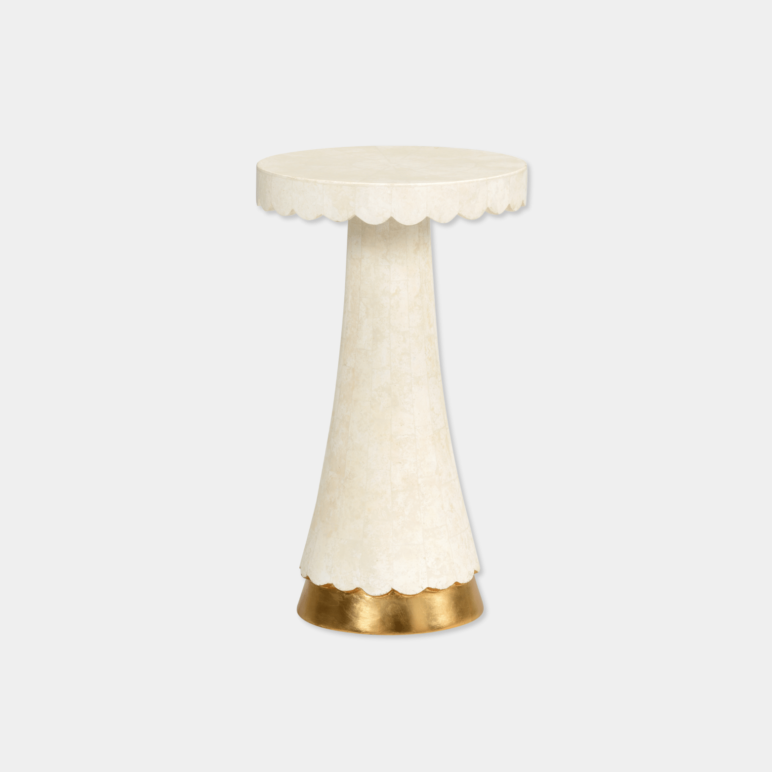 Puttick Side Table - Marble Lotus - Puttick Side Table