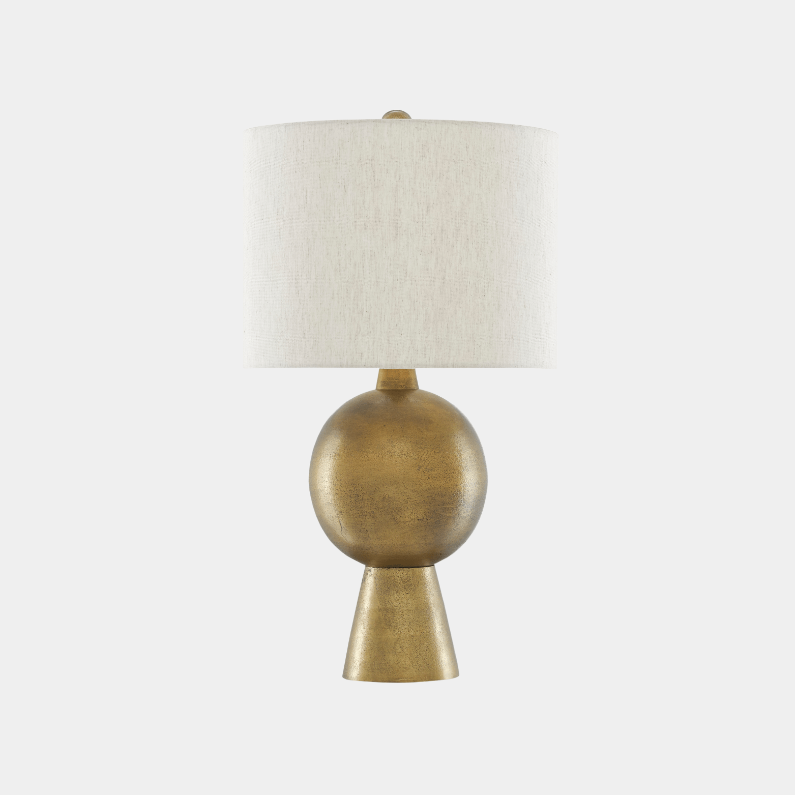 Rami Brass Table Lamp - Marble Lotus - Rami Brass Table Lamp