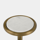 Ringo Drink Table - Brass - Marble Lotus - Ringo Drink Table Brass