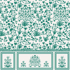 Roop Mahal, Vintage Wallpaper Design - Marble Lotus - Roop Mahal, Vintage Wallpaper Design