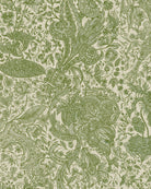 SARKOZI EMBROIDERY Herbal Wallpaper - Marble Lotus - Sarkozi Embroidery Green Wallpaper