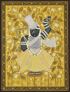 Shrinathji - Marble Lotus - Pichwai Painting | Shrinathji | Indian Art