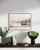 Srinagar, Kashmir | Watercolor Fine Art Giclée Print - Marble Lotus - Kashmir Design Wall Art