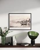 Srinagar, Kashmir | Watercolor Fine Art Giclée Print - Marble Lotus - Kashmir Design Wall Art