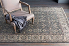 Theodora Brown Handmade Rug - Marble Lotus - Theodara Brown Handmade Rug