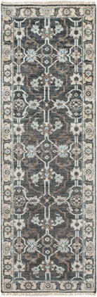 Theodara Black Handmade Rug