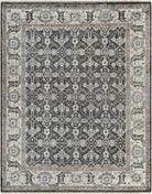 Theodara Black Handmade Rug