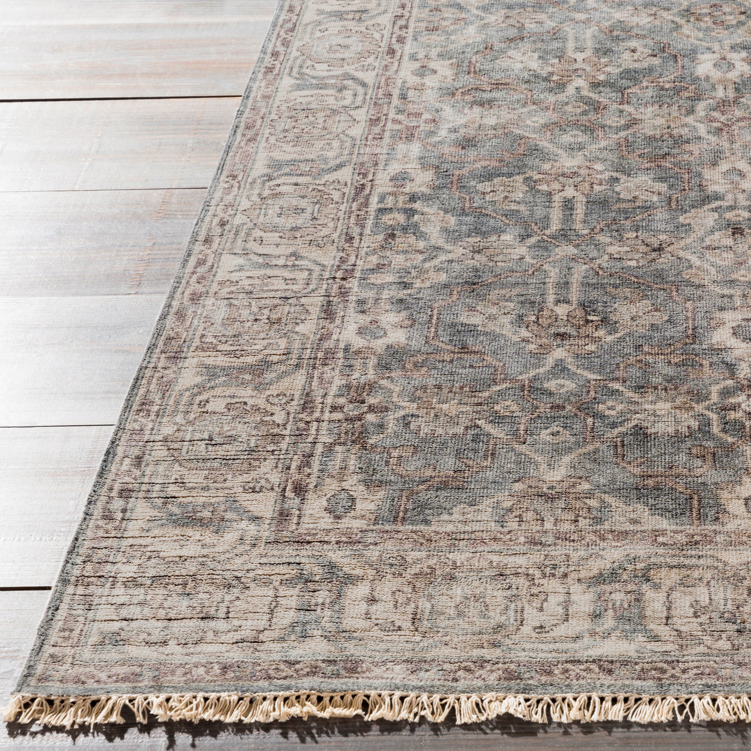 Theodara Brown Handmade Rug