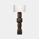 Totem Black Floor Lamp - Marble Lotus - Totem Black Floor Lamp