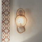 Trinity Wall Sconce - Marble Lotus - Trinity Wall Sconce