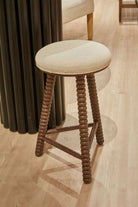 Twist Counter Stool - Brown - Marble Lotus - Twist Counter Stool