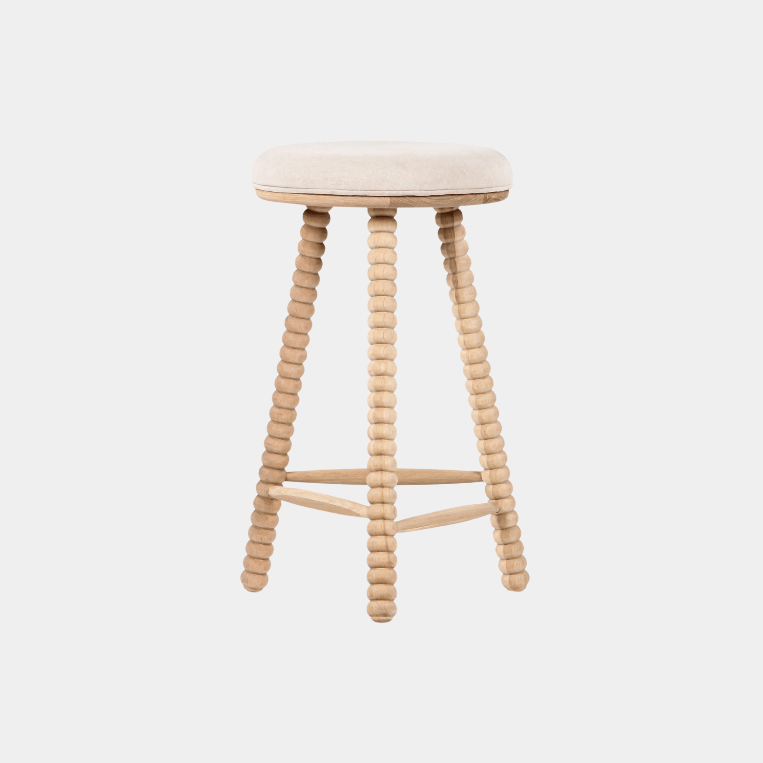 Twist Counter Stool - Natural - Marble Lotus - Twist Counter Stool Natural