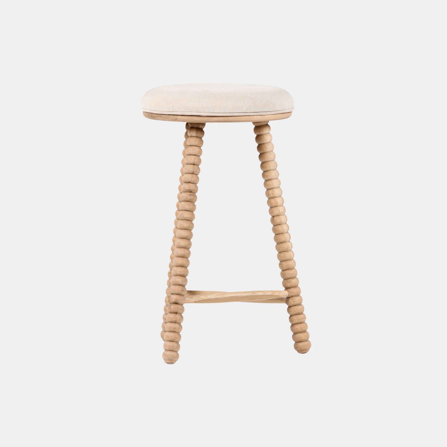 Twist Counter Stool - Natural - Marble Lotus - Twist Counter Stool Natural