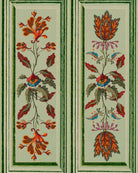 TYROLEAN PANEL Alpen Green Wallpaper - Marble Lotus - Tyrolean Panel Alpen Green