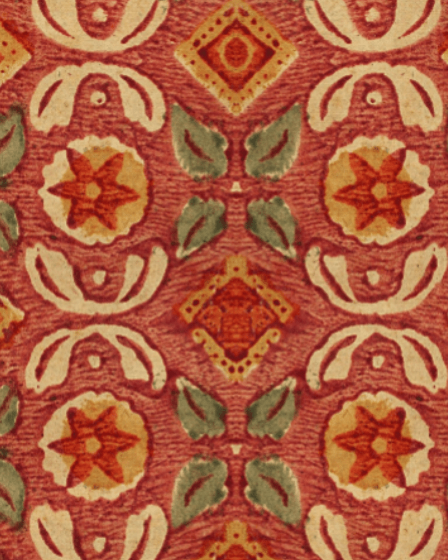 VARANASI Grenadine - Marble Lotus - Varanasi Grenadine Wallpaper