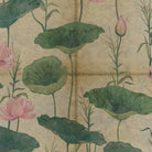 Vintage Lotuses, A Rustic Theme Room Wallpaper - Marble Lotus - Vintage Lotuses, A Rustic Theme Room Wallpaper