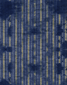 WASHED SHIBORI Indigo Wallpaper - Marble Lotus - Washed Shibori Dark Blue Wallpaper