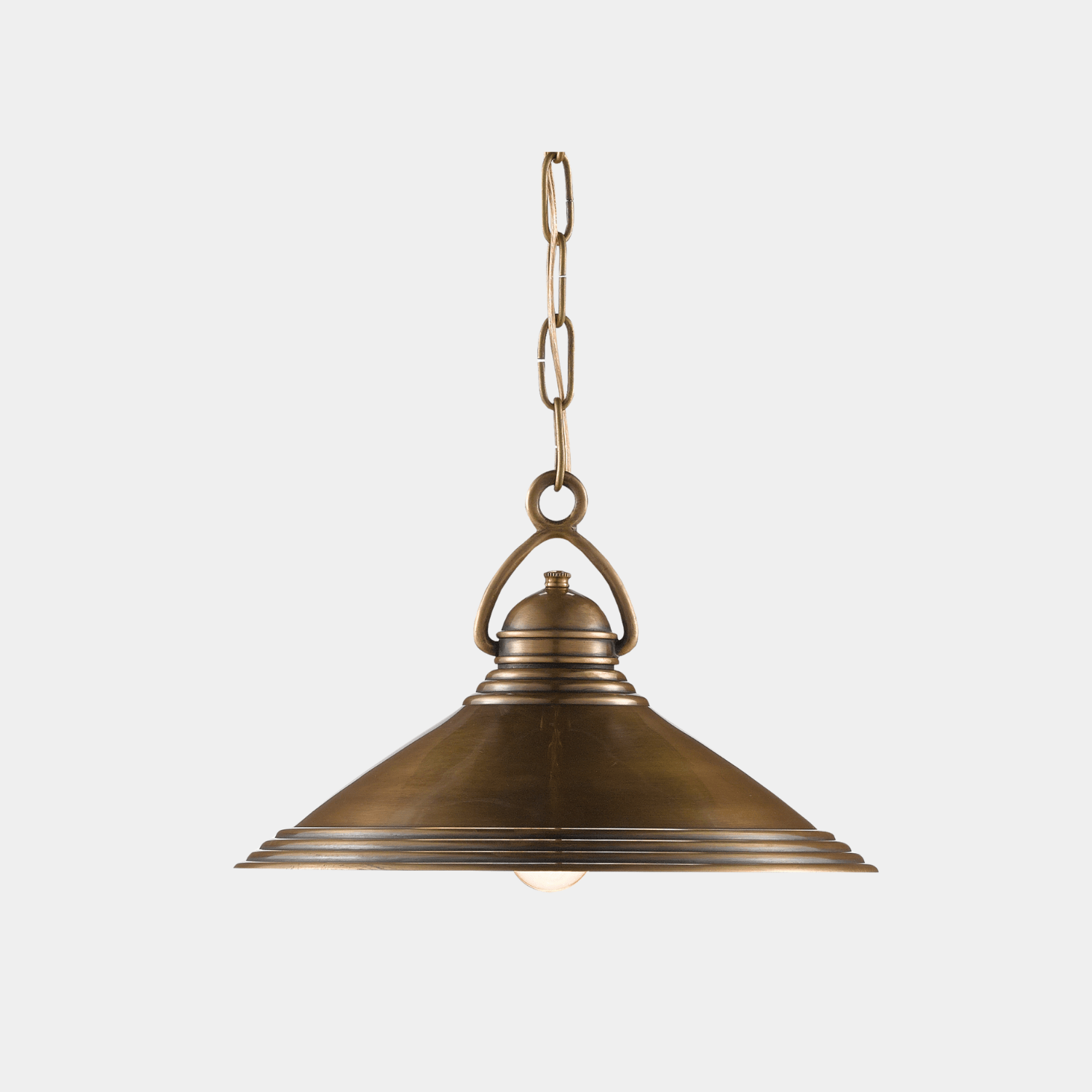 Weybright Brass Pendant - Marble Lotus - Weybright Brass Pendant