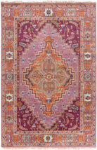 Zeus Plum Handmade Rug