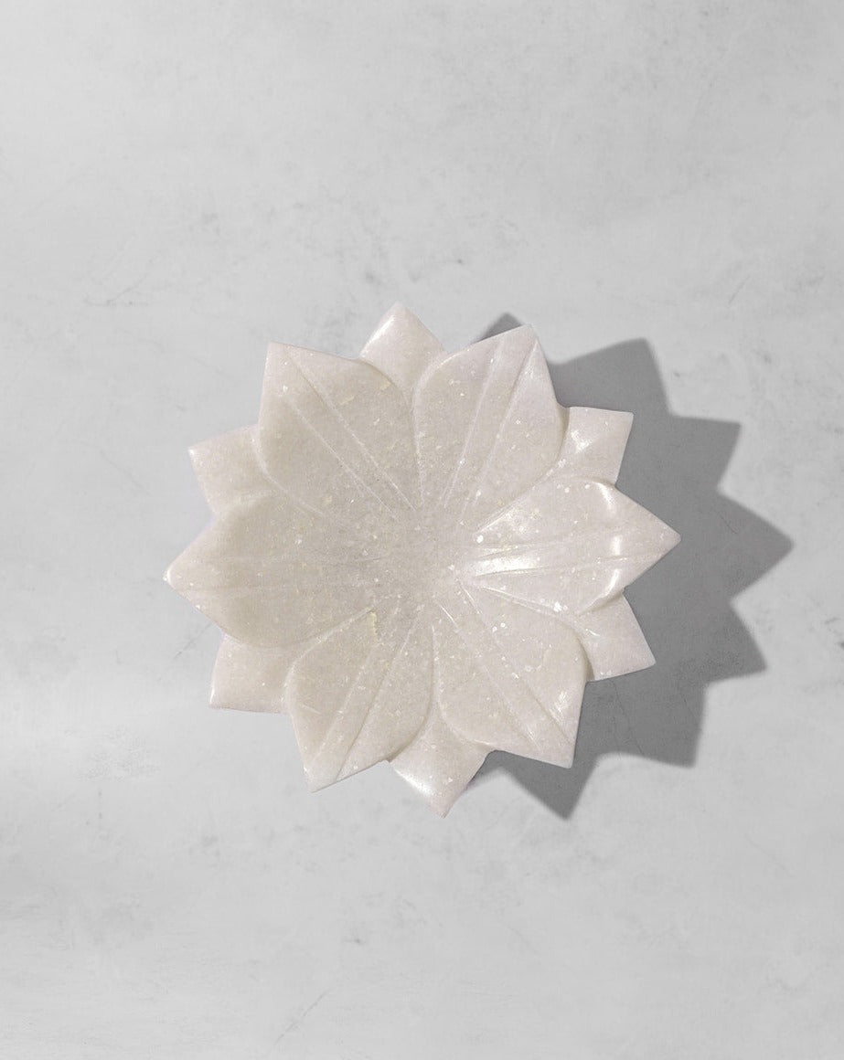 Lotus Dish - Marble Lotus - Shop Lotus Dish for Elegant Table Décor from Marble Lotus