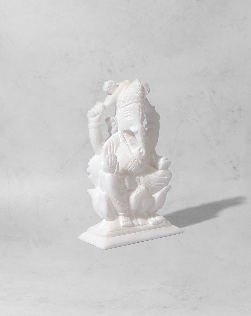 marble religious statues - Front Side Ganesha